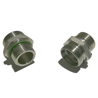 GE28LMEDOMD71,GE-M-ED Male Stud Connector Male Metric Thread – ED (ISO 9974) / EO 24° Cone End