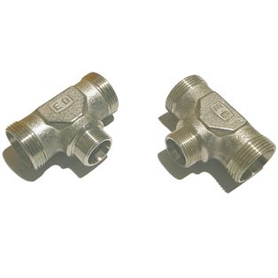 TR28/18/28L71X,TR Tee Reducer EO 24° Cone End